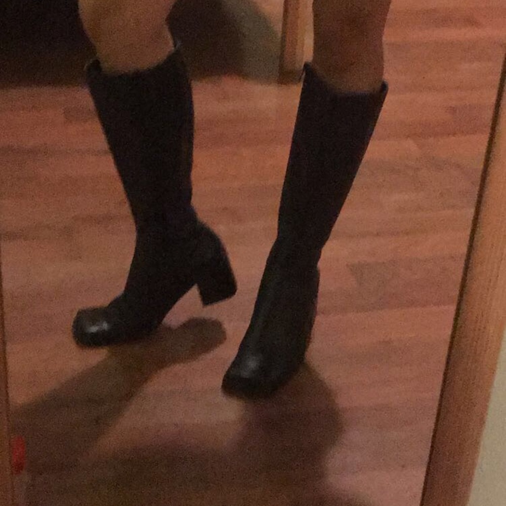 90's CHUNKY SQUARE TOE BOOT